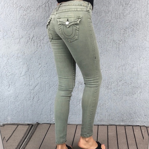 green true religion jeans
